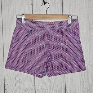 Janie & Jack Red, White, & Blue Geometric Shorts w Adjustable Waist, sz 12